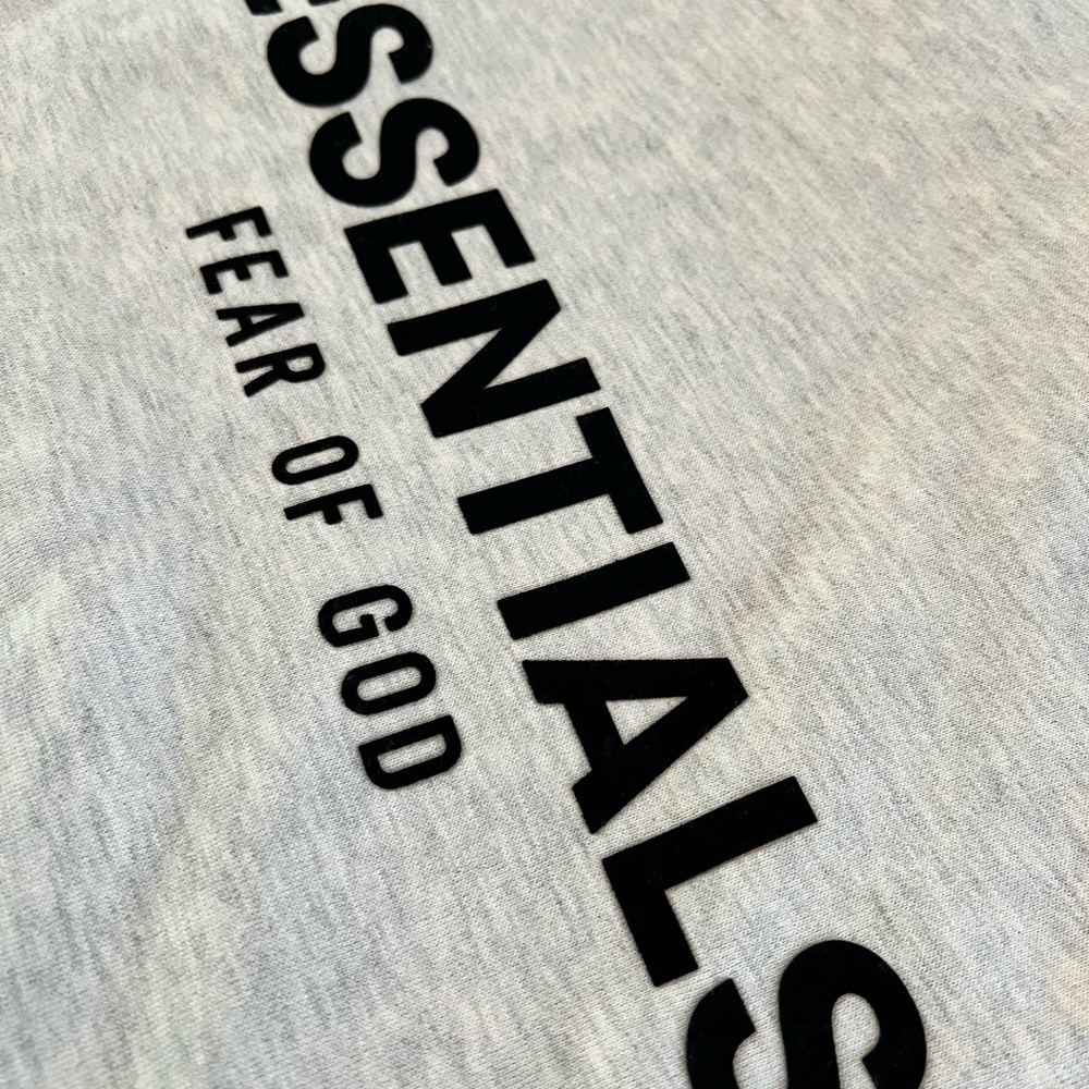 Fear of God Essentials Light Gray Tee - Picture 2 of 7